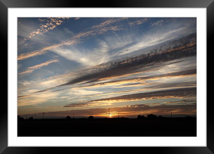 Beyond the Horizon Framed Mounted Print by Digitalshot Photography