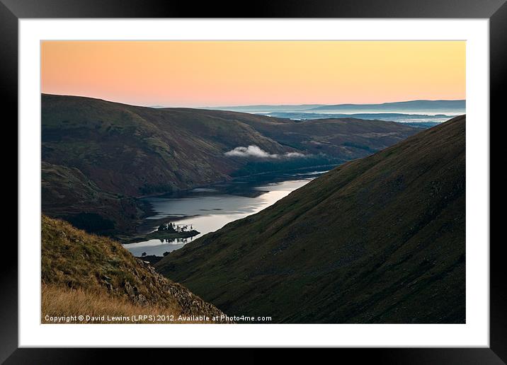 Haweswater Golden Sunrise Framed Mounted Print by David Lewins (LRPS)