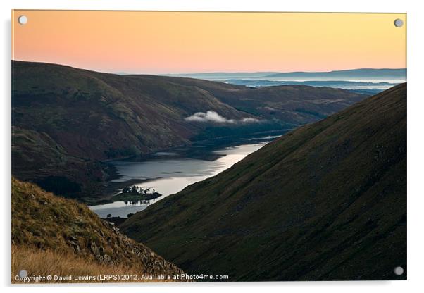 Haweswater Golden Sunrise Acrylic by David Lewins (LRPS)