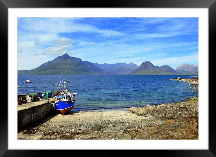 DOWN AT ELGOL Framed Mounted Print by dale rys (LP)