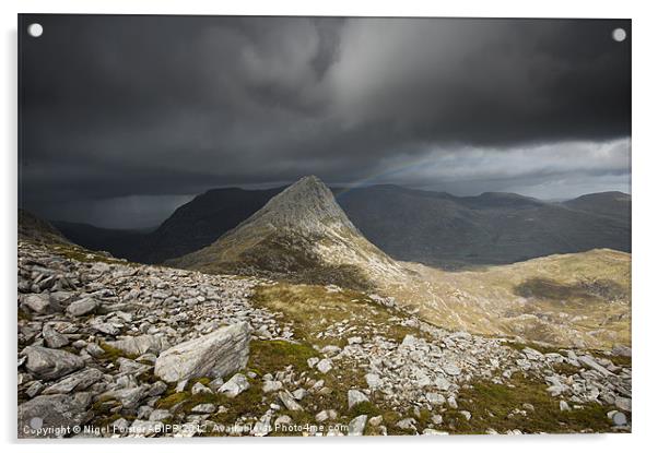 Tryfan Storm Acrylic by Creative Photography Wales