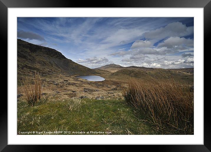 The Miners Track Framed Mounted Print by Creative Photography Wales