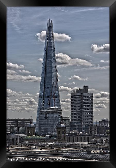 The Shard London Framed Print by Philip Pound