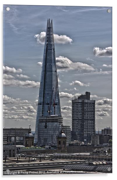 The Shard London Acrylic by Philip Pound