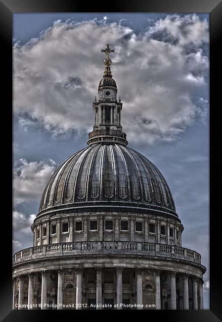St Pauls Cathedral London Framed Print by Philip Pound