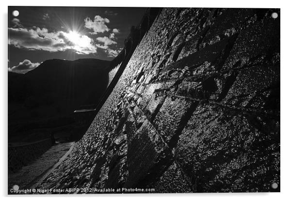 Claerwen Dam Acrylic by Creative Photography Wales