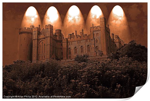 Arundel Castle, Arundel, West Sussex Print by Allan Philip