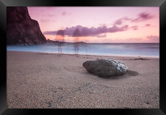 Ghosts in the Sand Framed Print by Jonathan Swetnam