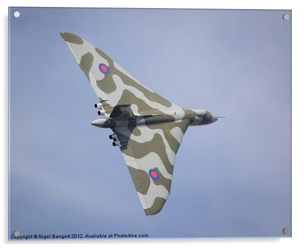 Avro Vulcan B2 Acrylic by Nigel Bangert