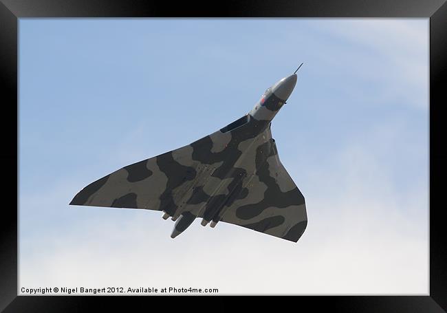 Avro Vulcan B2 Framed Print by Nigel Bangert