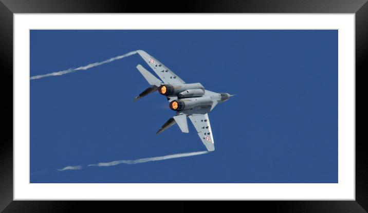 reheat rollover Framed Mounted Print by Karl Butler