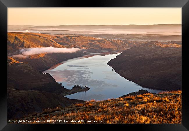 Sunrise Haweswater, Cumbria Framed Print by David Lewins (LRPS)