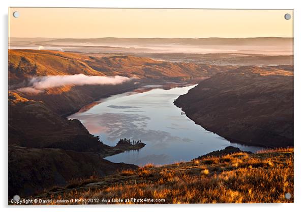 Sunrise Haweswater, Cumbria Acrylic by David Lewins (LRPS)