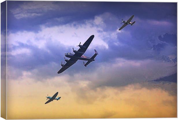 Heroes of Britain's Sky Canvas Print by Graham Parry