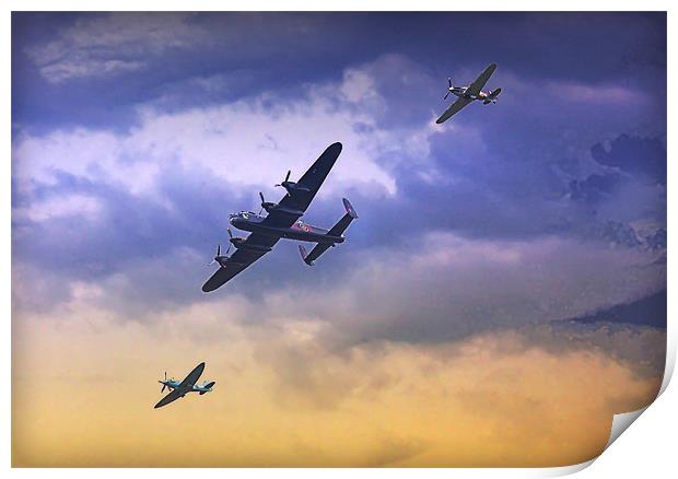Heroes of Britain's Sky Print by Graham Parry