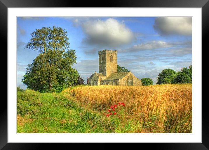 St Andrews Church 2012 Framed Mounted Print by Martin Parkinson