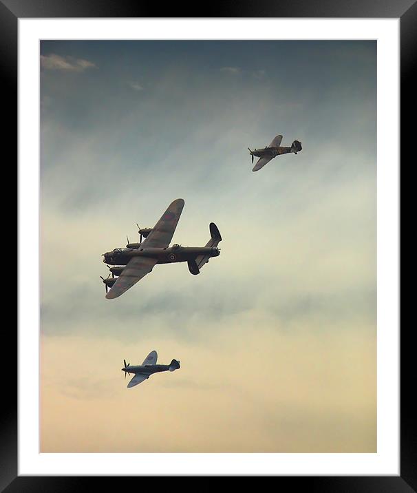 Battle of Britain: A Skyborne Tribute Framed Mounted Print by Graham Parry