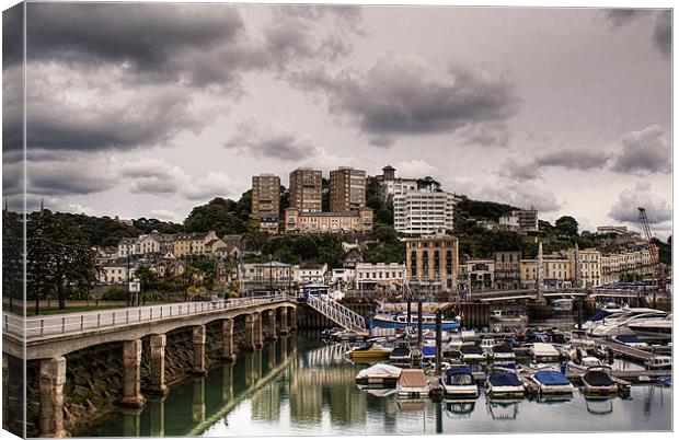 Torquay Harbour Canvas Print by Louise Wagstaff