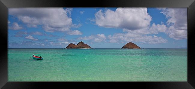 Lanikai Beach, Oahu, Hawaii Framed Print by Paul Hutchings 