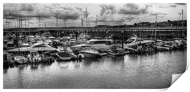 Torquay Harbour Print by Louise Wagstaff