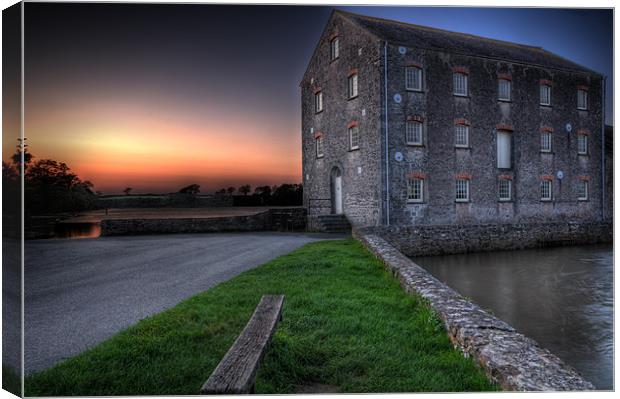 Carew Tidal Mill Pembrokeshire Canvas Print by Steve Purnell