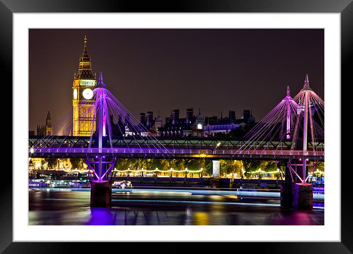 Glorious River Thames Pt3 Framed Mounted Print by peter tachauer