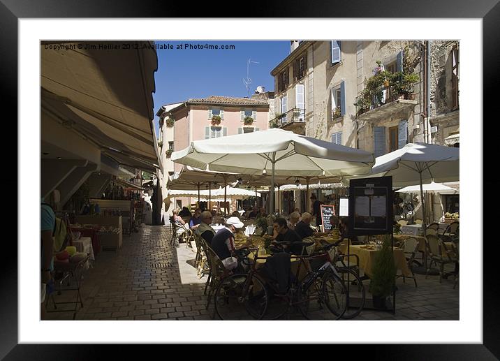 Travel Photography Cote D Azur Provence France Framed Mounted Print by Jim Hellier