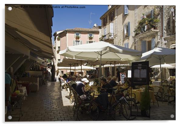 Travel Photography Cote D Azur Provence France Acrylic by Jim Hellier