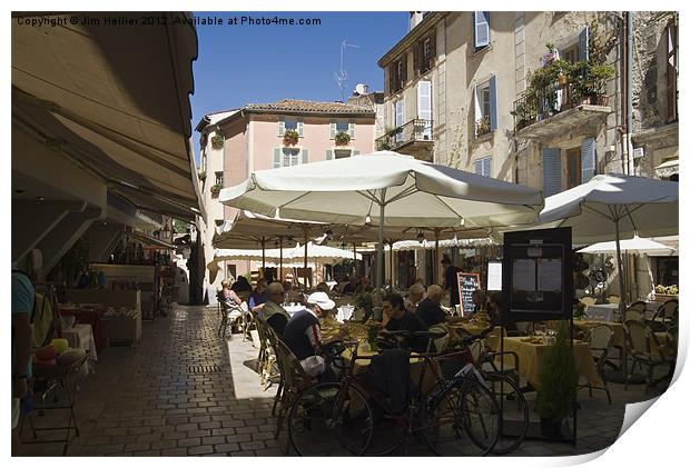 Travel Photography Cote D Azur Provence France Print by Jim Hellier