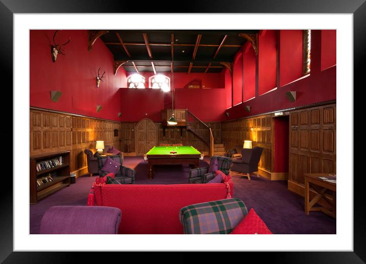 Classy Interior (The Highland Club Loch Ness) Framed Mounted Print by raymond mcbride