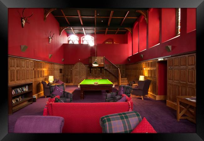 Classy Interior (The Highland Club Loch Ness) Framed Print by raymond mcbride