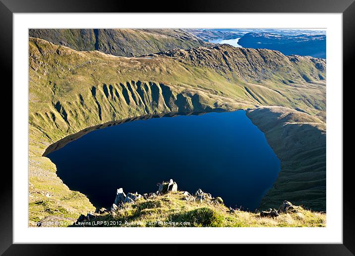 Blea Water, Cumbria Framed Mounted Print by David Lewins (LRPS)