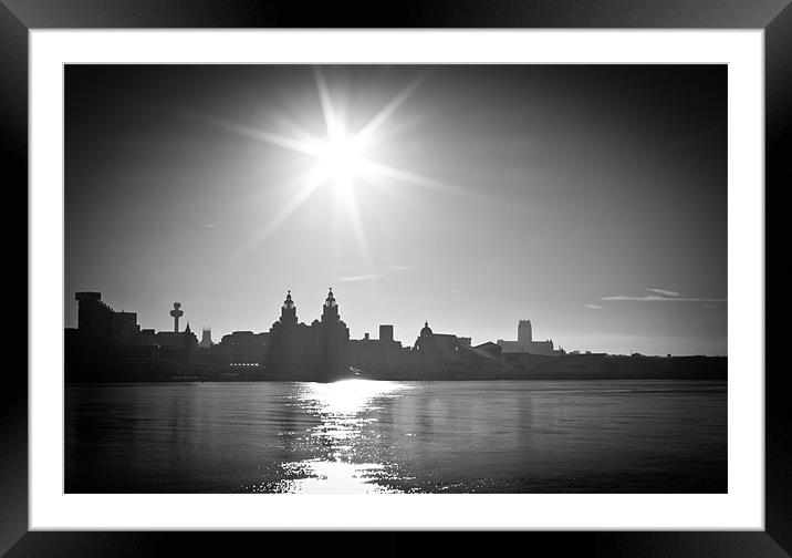 Liverpool skyline Framed Mounted Print by Paul Farrell Photography