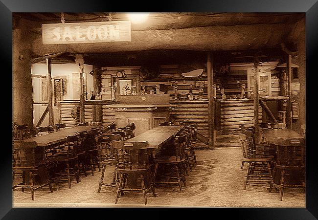 The Saloon Bar. Framed Print by Jacqui Kilcoyne
