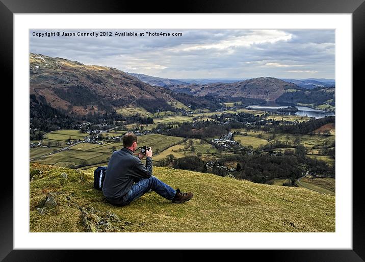Grasmere Views Framed Mounted Print by Jason Connolly