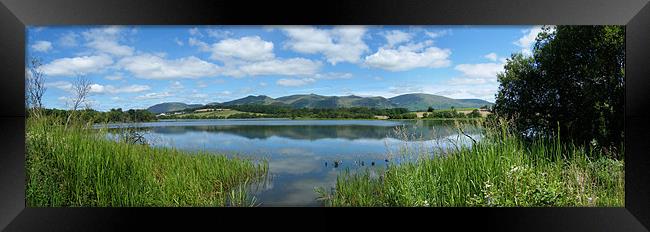 Hills and the Dam Framed Print by Nick Murphy
