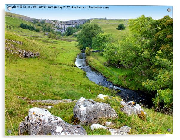 Malham Cove - North Yorkshire Acrylic by Colin Williams Photography