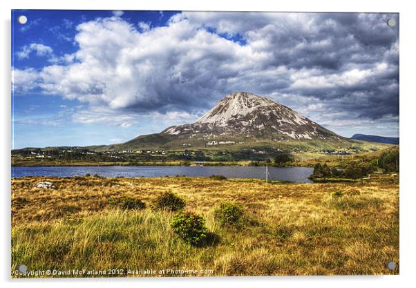 Errigal, Pride of Donegal Acrylic by David McFarland