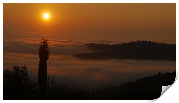 Tuscan Morning Print by Richard Ashton