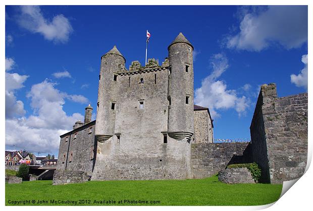 Enniskillen Castle Print by John McCoubrey