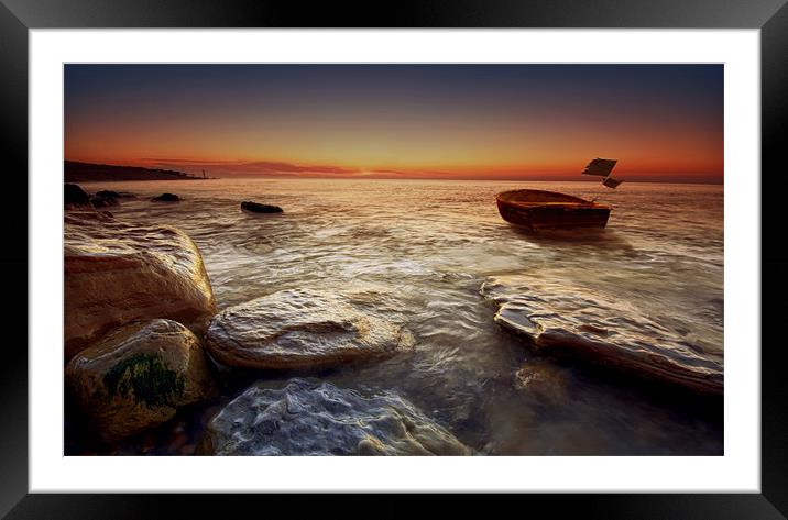 Imminent Sun Framed Mounted Print by mark leader