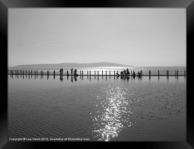 Reflections and Shadows Framed Print by Lee Harris