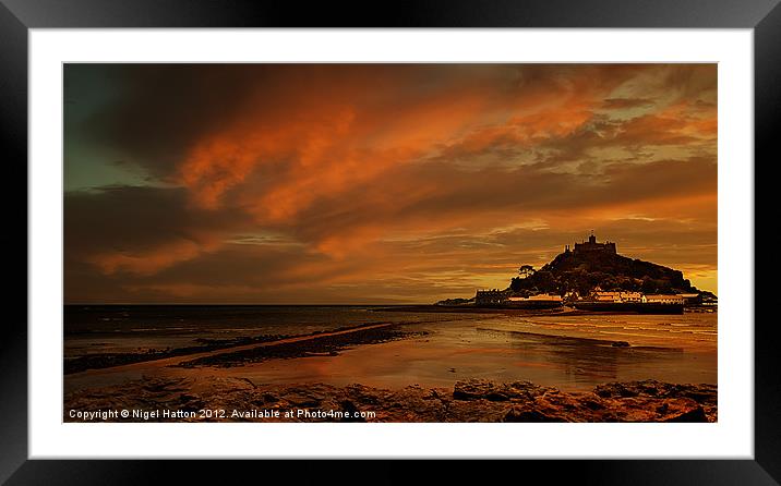 The Causeway Framed Mounted Print by Nigel Hatton