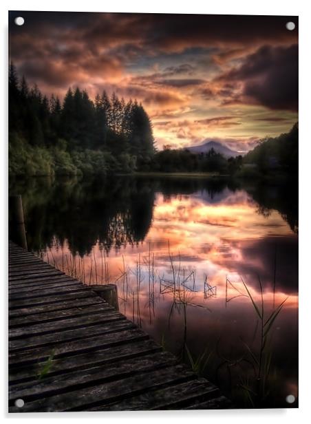 Loch Ard, Summer Dreams Acrylic by Aj’s Images