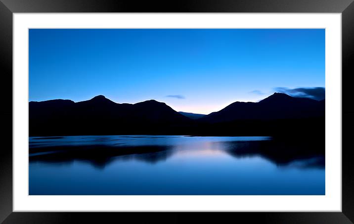 Midnight Blue. Framed Mounted Print by Neil  Hulme