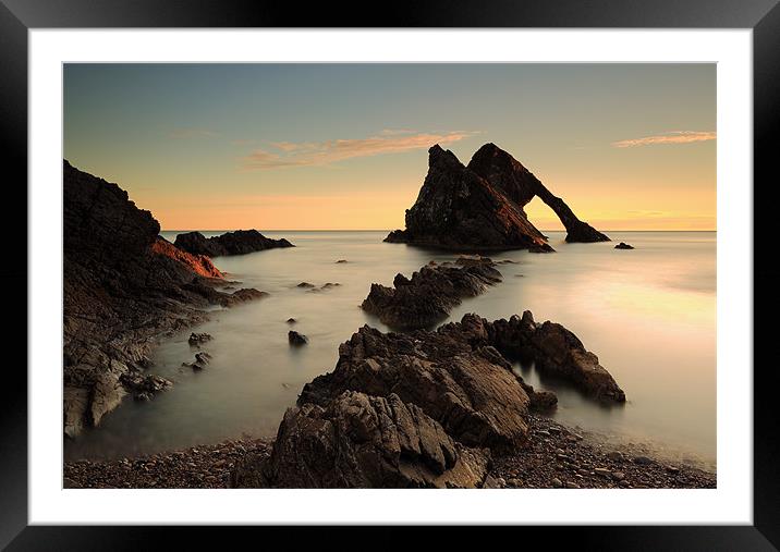 Bow Fiddle Rock Framed Mounted Print by Grant Glendinning
