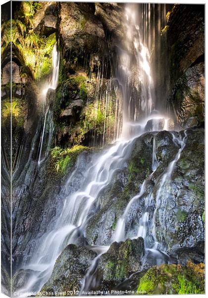 Little Thornton Force Canvas Print by Chris Frost