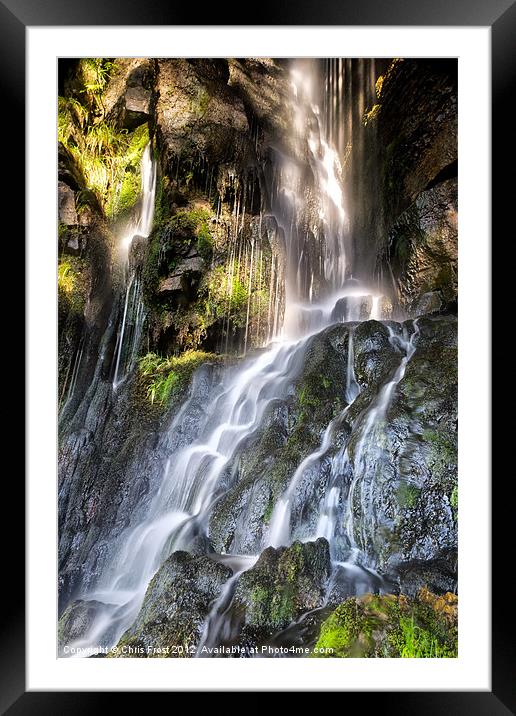 Little Thornton Force Framed Mounted Print by Chris Frost