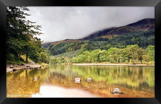 Loch Lubnaig Reflections Framed Print by Chris Frost
