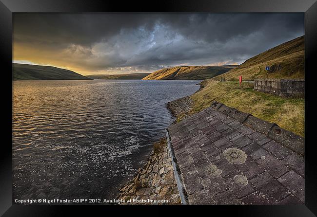 Claerwen evening light Framed Print by Creative Photography Wales